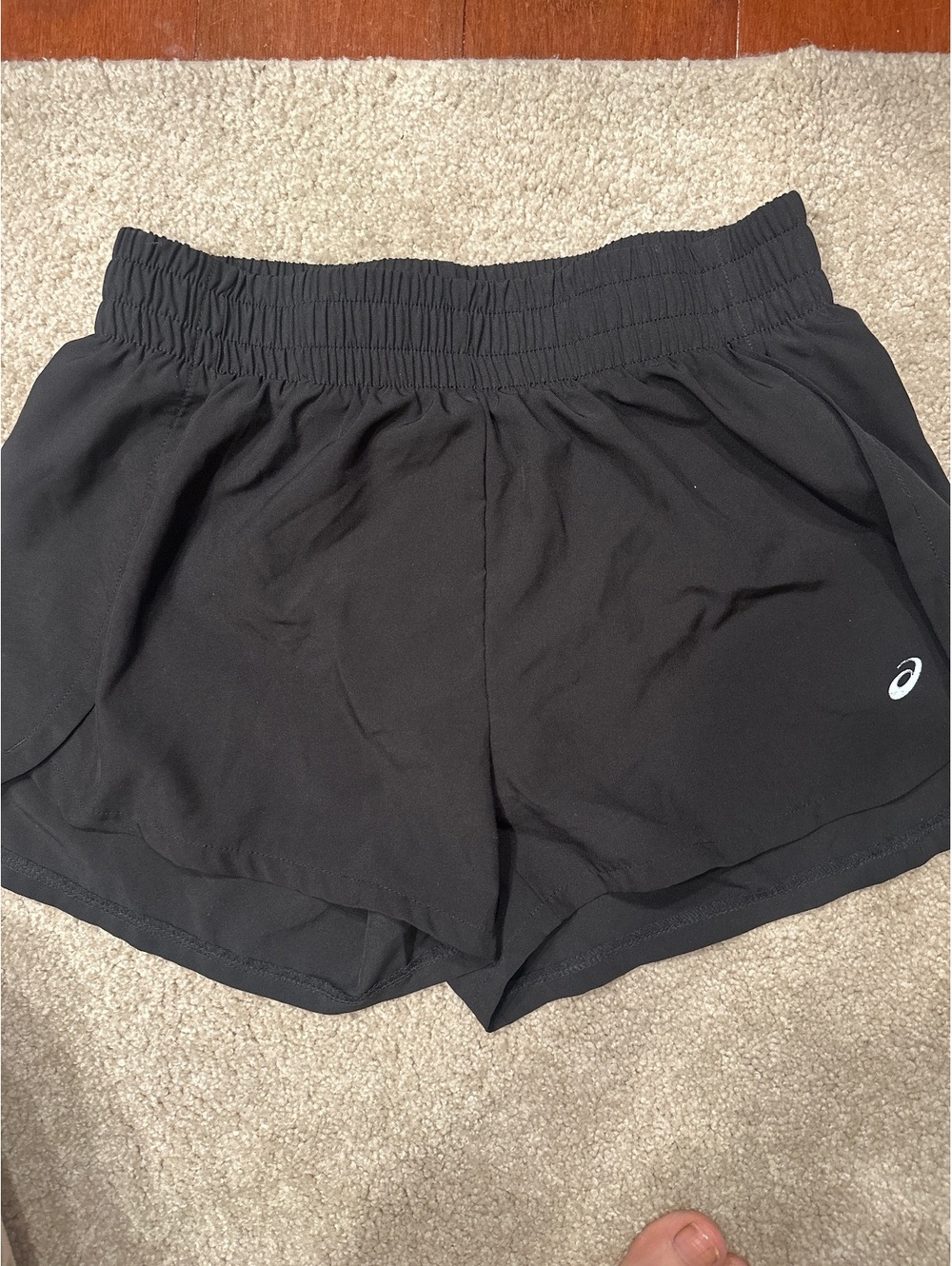 (4)Asics Women's Black Athletic Shorts Size Small